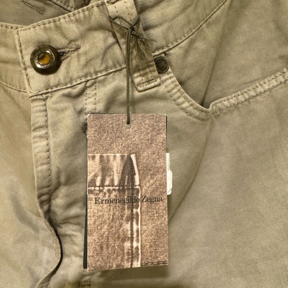 Zegna Tan Men’s Denim Size 34 - Picture 2 of 9